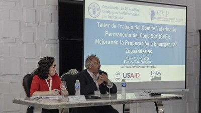 Enfermedades sin fronteras: FAO y CVP capacitaron a más de 40 veterinarios del cono sur en emergencias zoosanitarias