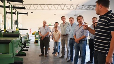 Bahillo y la Mesa Forestal de Entre Ríos acordaron impulsar la certificación ambiental para potenciar el valor de la cadena