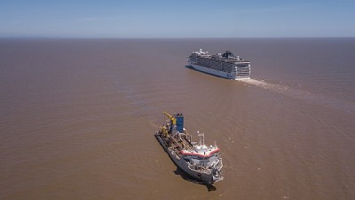 Compañía Sudamericana de Dragados, clave en la reactivación de la temporada de cruceros 2023 en Buenos Aires