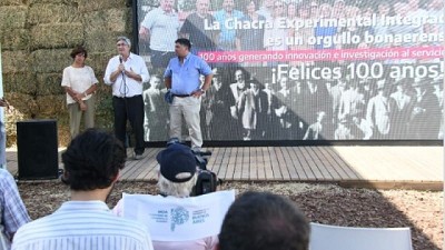 El Ministerio de Desarrollo Agrario y el INTA celebran los 100 años de la Chacra Experimental Integrada Barrow en Expoagro