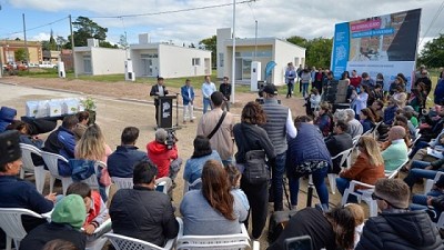 Kicillof y Javier Rodríguez pusieron en funcionamiento el frigorífico municipal de Labardén