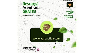 Agroactiva 2023: Descargá tu entrada gratis