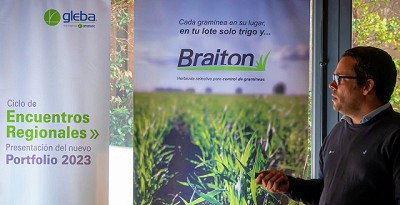 Gleba presentó novedades en herbicidas, fungicidas e insecticidas en una serie de Encuentros Regionales 