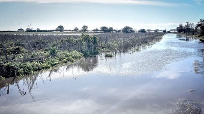 El temporal inundó campos y se perdió gran parte de la producción frutihortícola