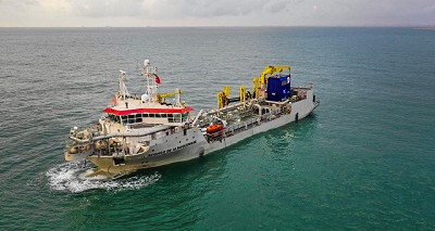 Finalizan la obra de dragado en canal de acceso al puerto de Santa Fe