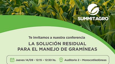 Summit Agro presenta solución para el manejo de gramíneas