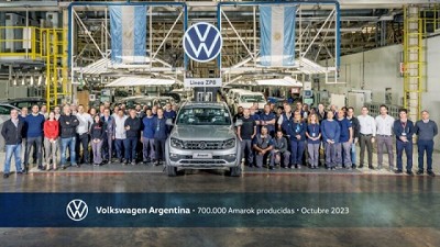 La Amarok celebra sus 700.000 unidades producidas en Argentina (el 65% se destinaron a mercados de exportación)