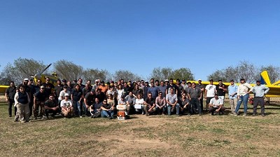 El control aéreo es la herramienta más eficaz para el control de langostas