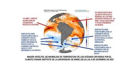 Informe de perspectivas agroclimáticas estacional diciembre de 2023