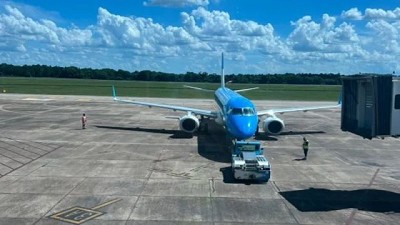 Después de 13 años, se reactivó la ruta aérea Resistencia-Iguazú con vuelos semanales