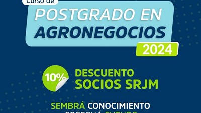 Postgrado en Agronegocios: descuento para socios Sociedad Rural de Jesús María