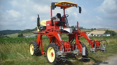 Las máquinas especiales que se usan para producir semillas de maíz