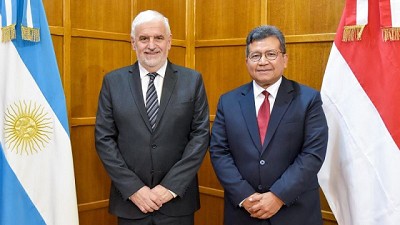 Vilella recibió al Embajador de Indonesia, Sulaiman Syarif