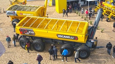 10 tolvas gigantes para cargar una gran cosecha