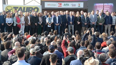 Rosy Nardi en la inauguración de AgroActiva: 