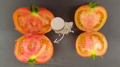 Pastillas de soja biodegradables como abono de cultivos