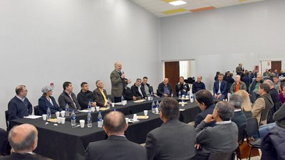 En San Luis, la Secretaría se reunió con representantes de entidades agropecuarias y productores