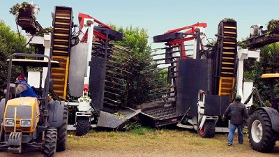 36 toneladas de tecnología para cosechar cítricos