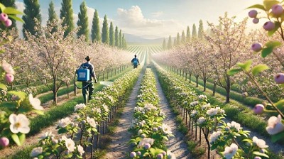 Demanda de nutrientes de árboles frutales durante floración y fructificación