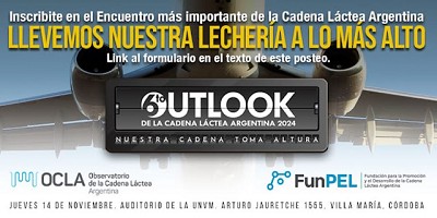 El 6° Outlook de la Cadena Láctea Argentina tendrá una agenda cargada de temas clave