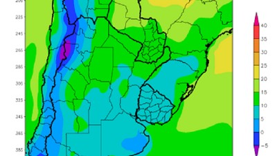 Pronóstico agroclimático: calor extremo y lluvias intensas en el norte de Argentina