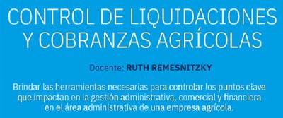 Curso de Control de Liquidación y Cobranzas Agrícolas
