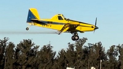 El INTA y FeArCa juntos en una jornada de pulverización con drones, aviones y terrestres