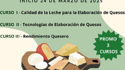 ¡Eleva tu producción quesera al siguiente nivel! Ciclo de Cursos de Quesería 