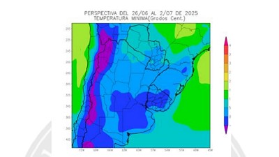 Heladas generalizadas y lluvias escasas marcan el pulso del invierno agrícola