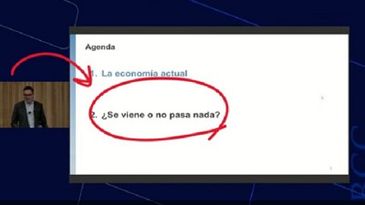 ¿Se viene (el ajuste cambiario) o no pasa nada? Sandleris hizo y respondió la pregunta en la Bolsa de Comercio